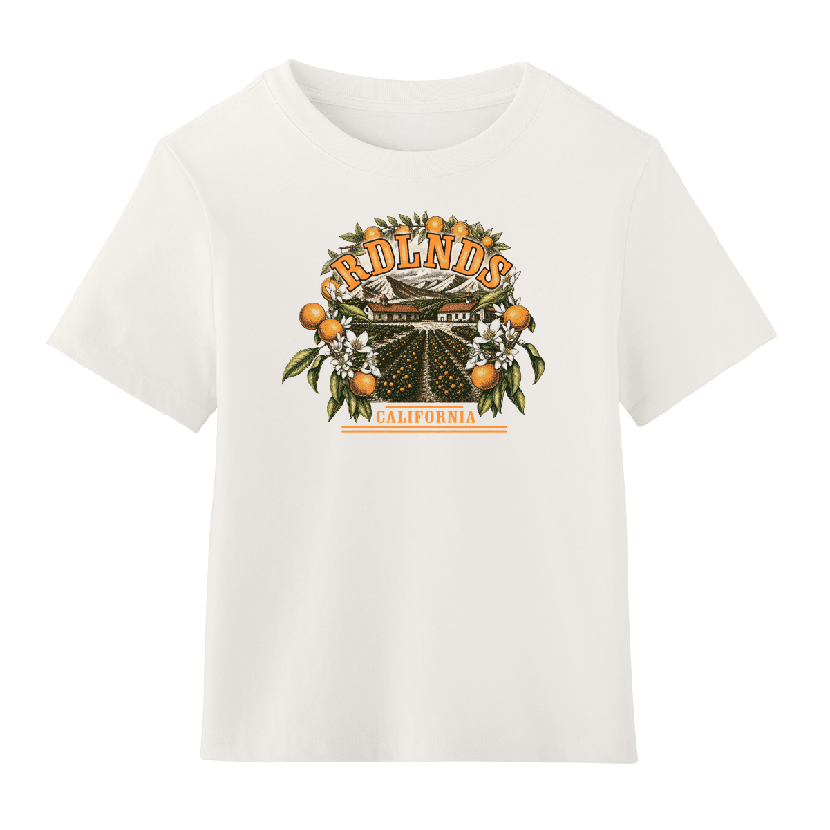 RDLNDS Orange Country Women's Heavyweight Boxy Tee