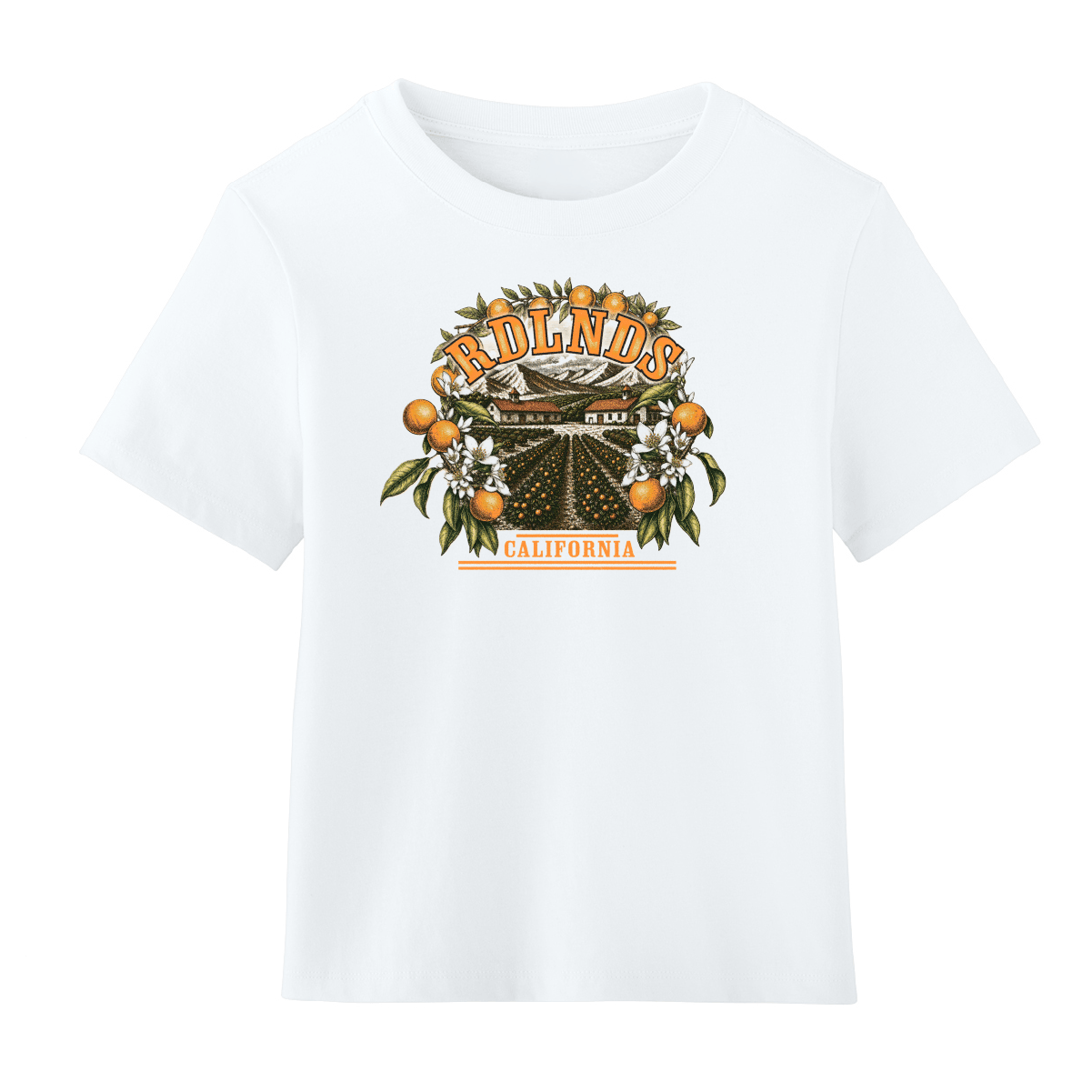 RDLNDS Orange Country Women's Heavyweight Boxy Tee