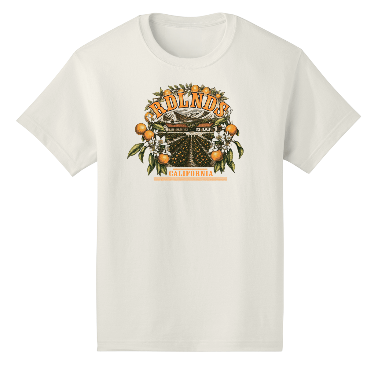 RDLNDS Orange Country Tee