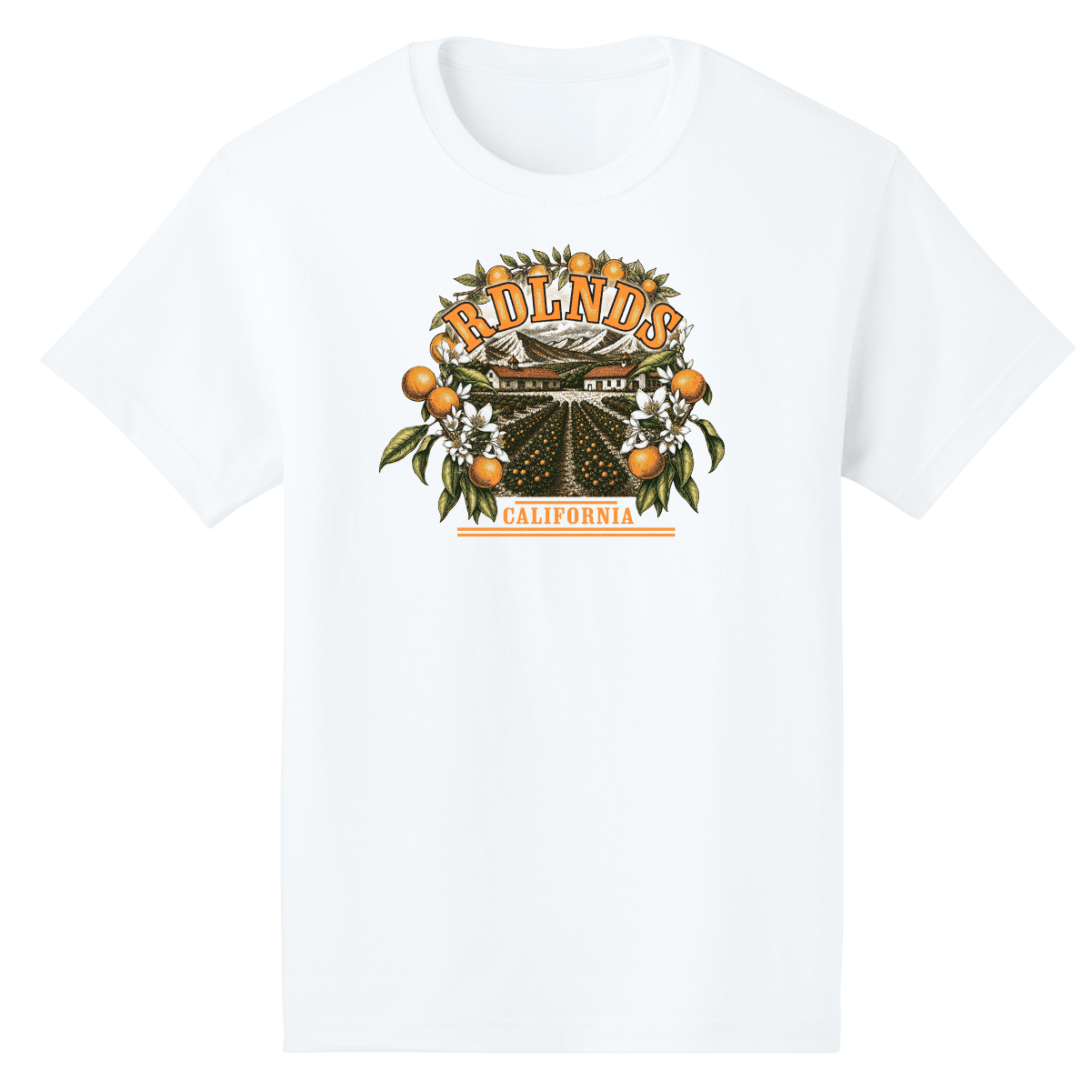 RDLNDS Orange Country Tee