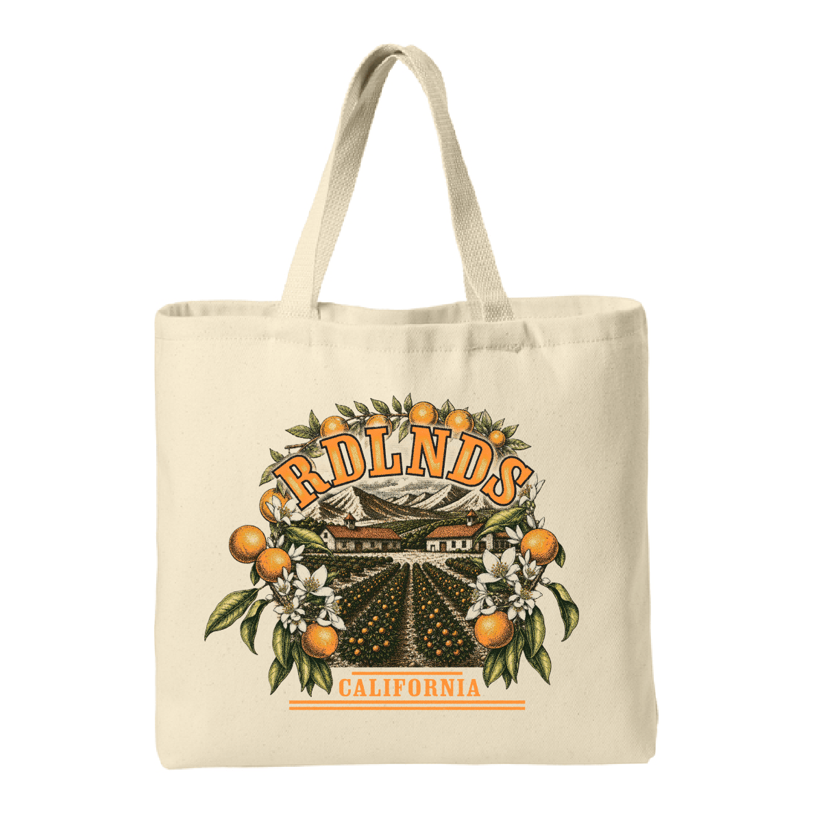 RDLNDS Orange Country Tote