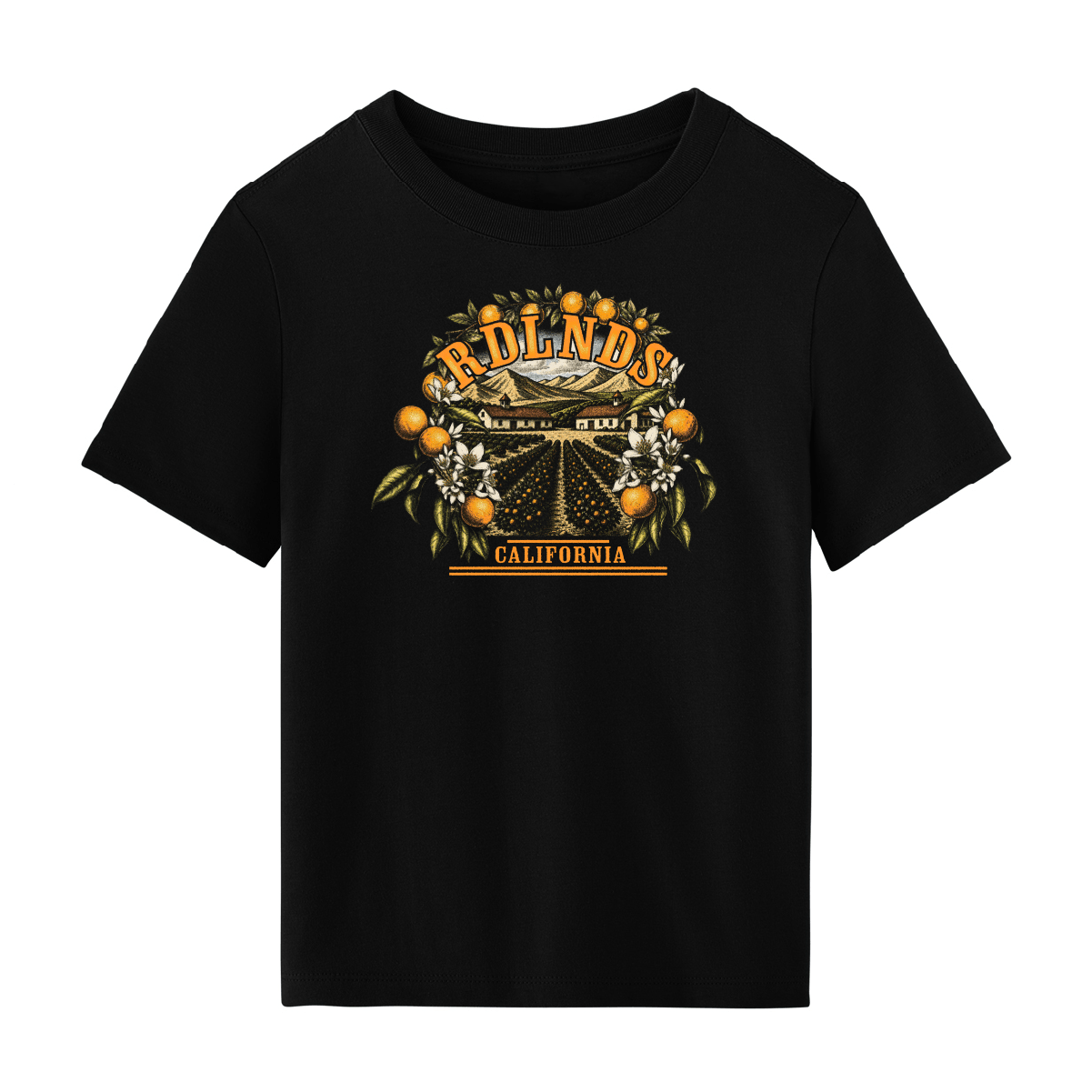 RDLNDS Orange Country Women's Heavyweight Boxy Tee
