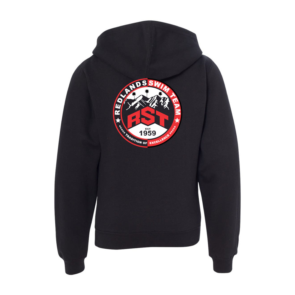 Redlands Swim Team Youth Midweight Hoodie