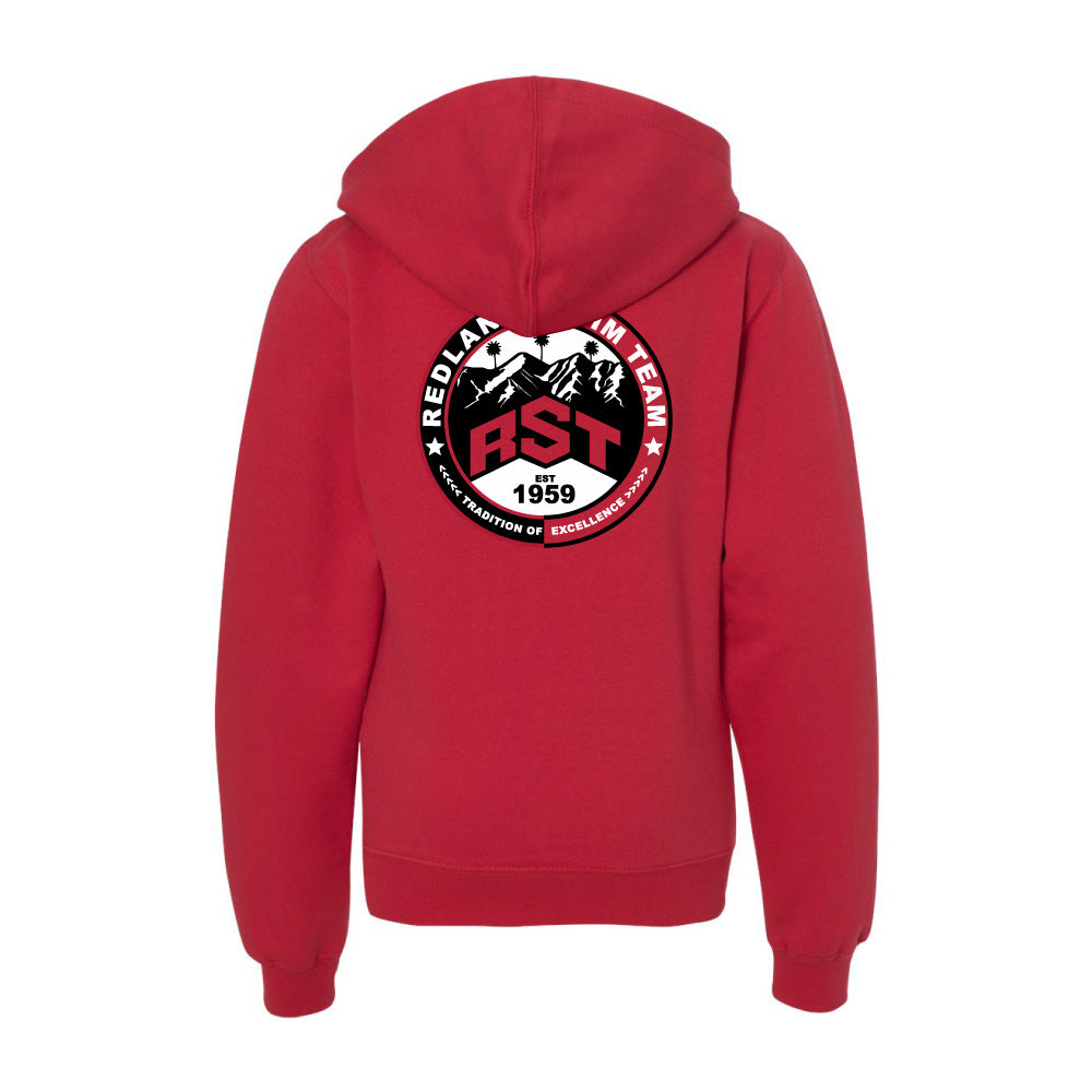 Redlands Swim Team Youth Midweight Hoodie