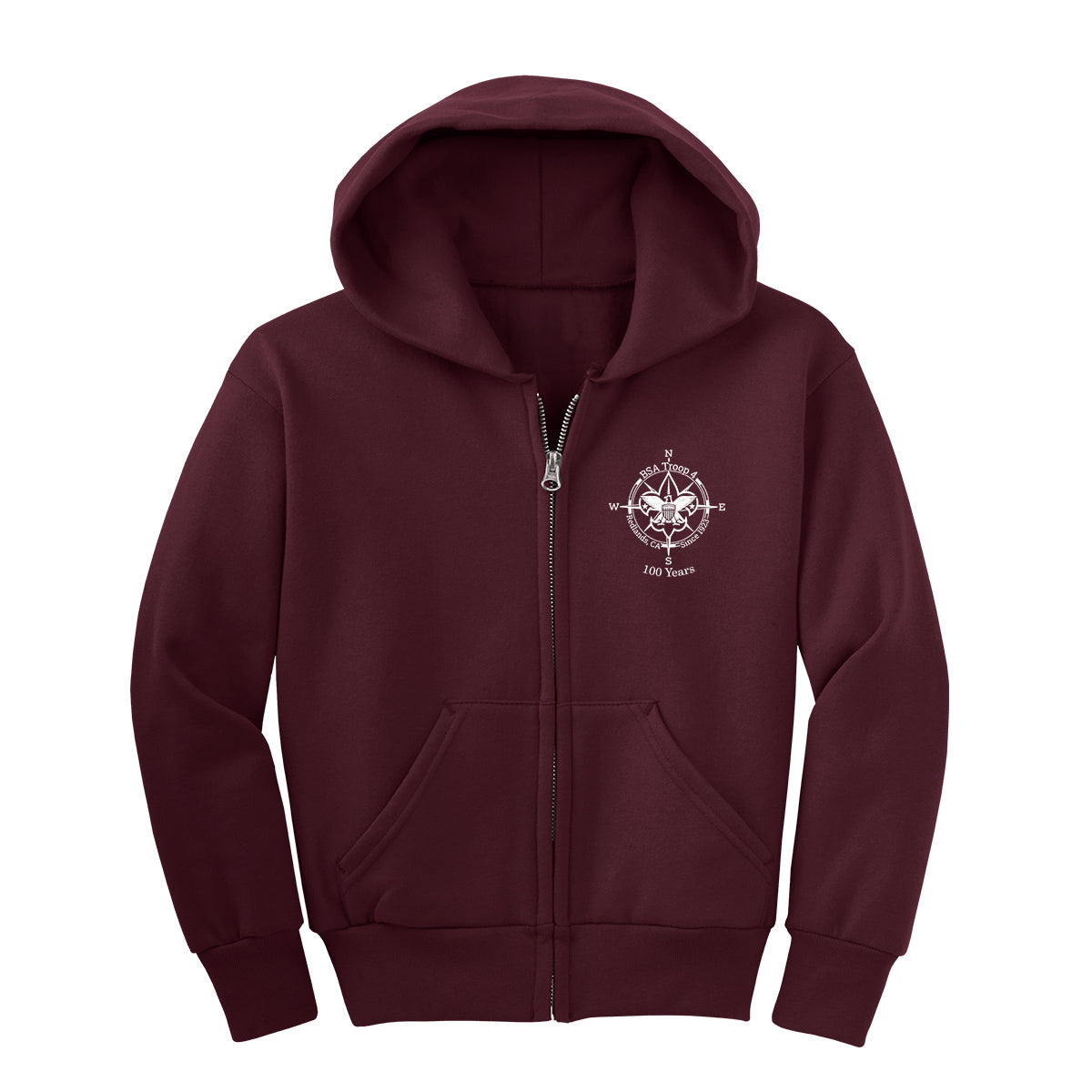 Scouting America Troop 4 Youth Zip Hoodie