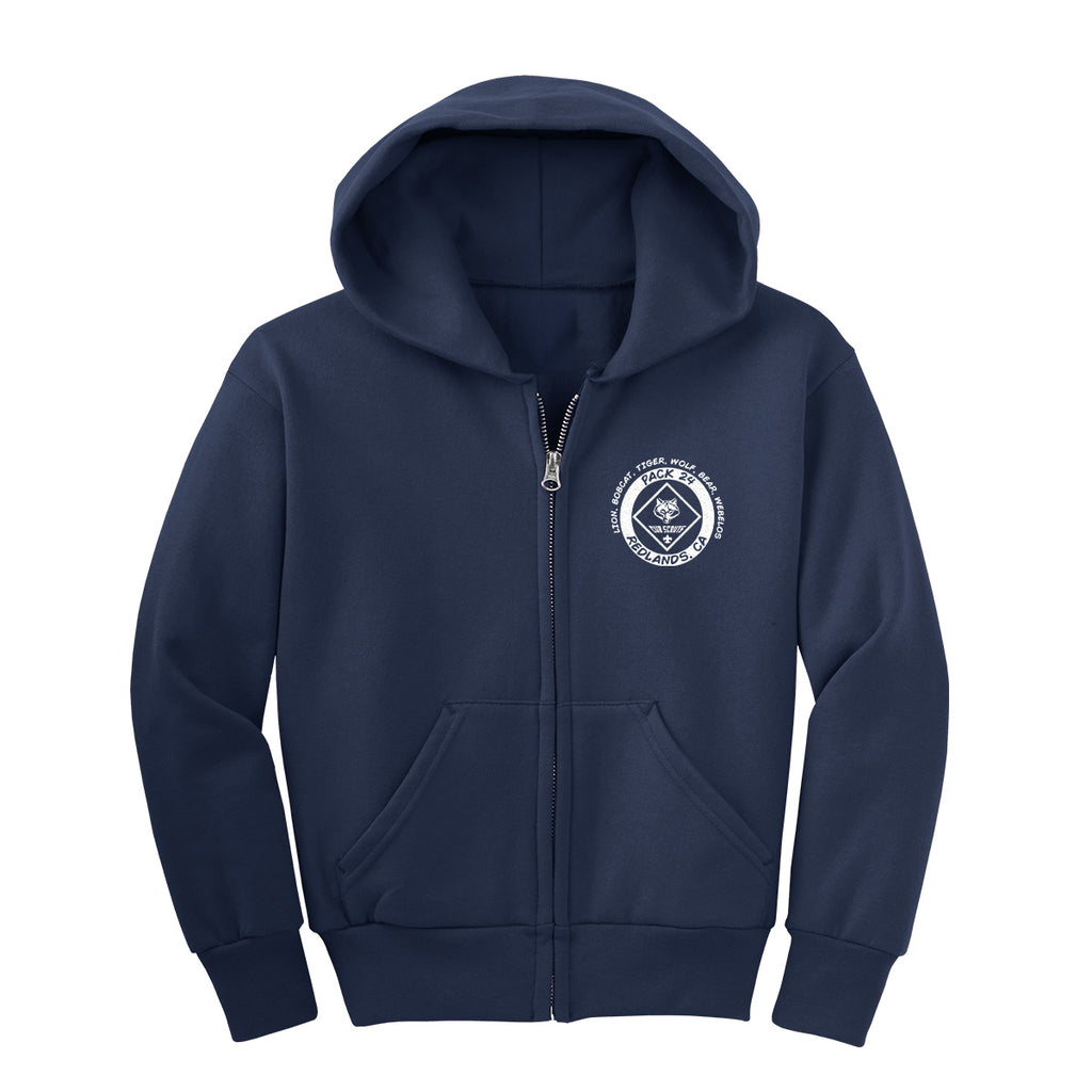 Scouting America Pack 24 Youth Zip Hoodie