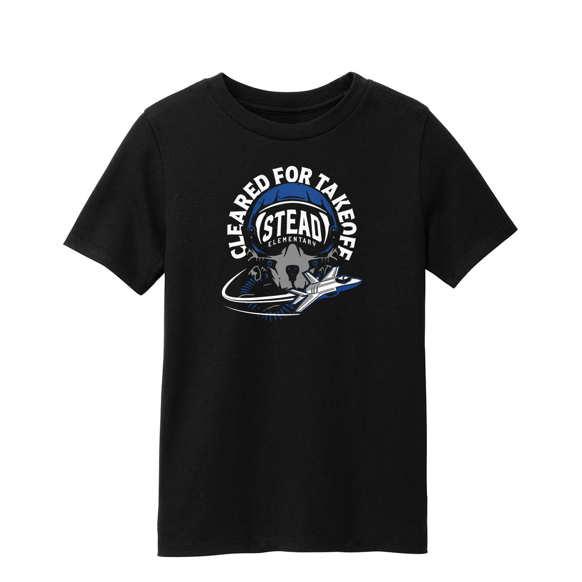 Stead Elementary Youth "Cleared For Takeoff" Premium T-Shirt