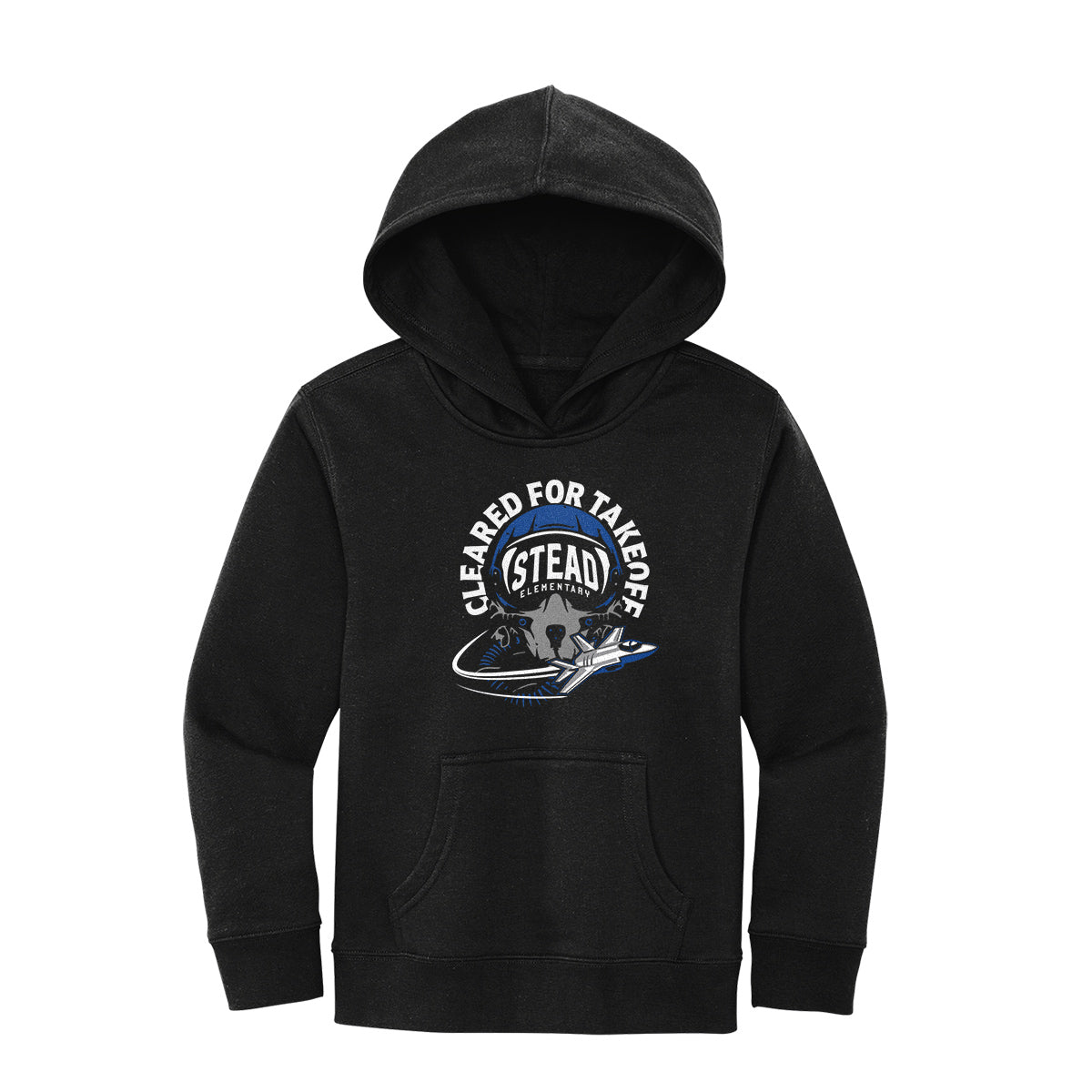 Stead Elementary Youth "Cleared For Takeoff" Premium Hoodie