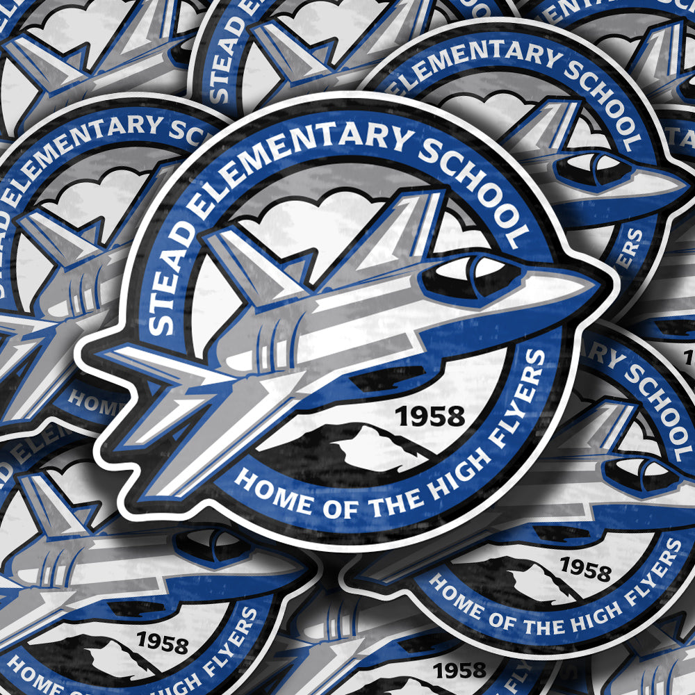 Stead Elementary Round Sticker - 3"