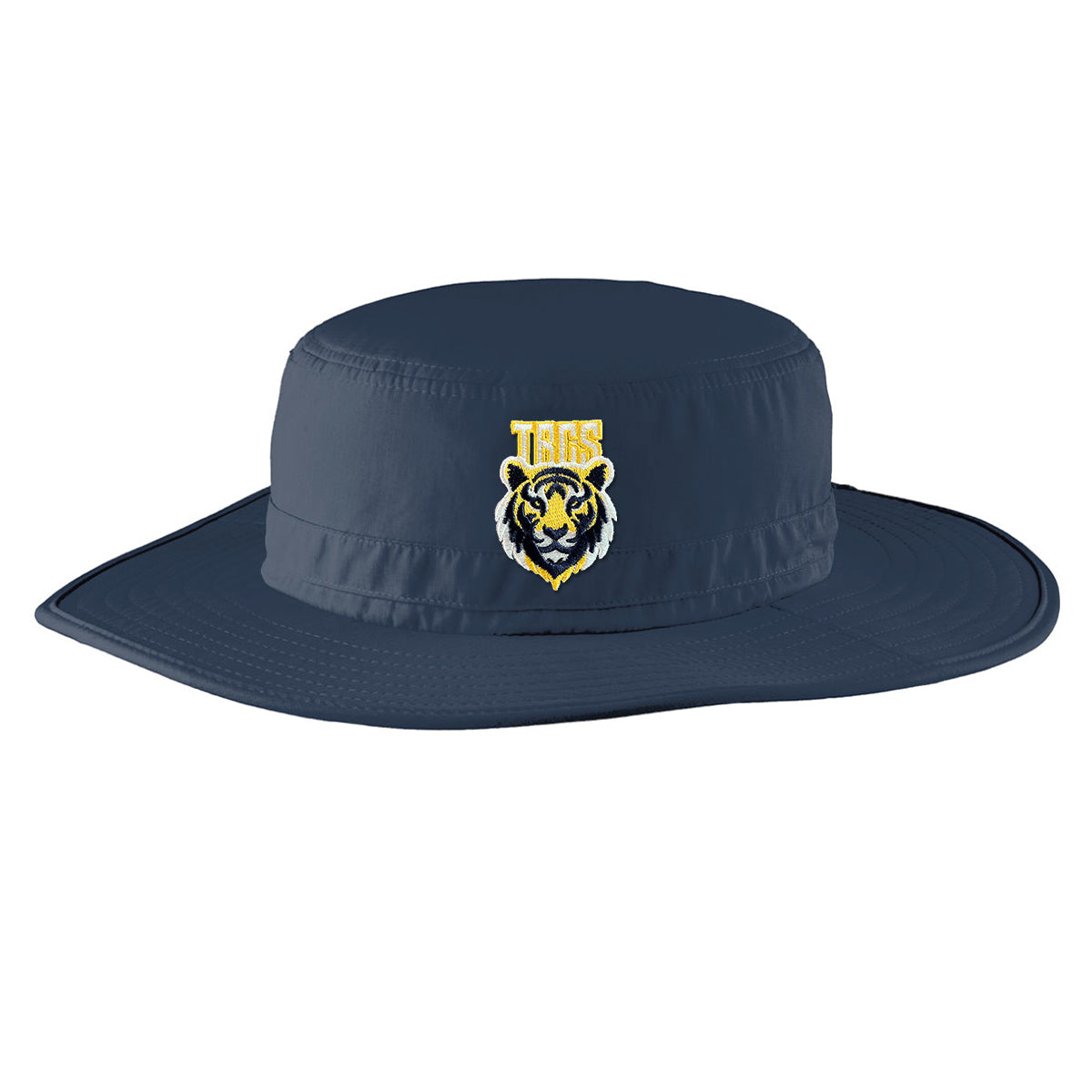 TRCS Tigers Embroidered Patch Outdoor Wide-Brim Hat