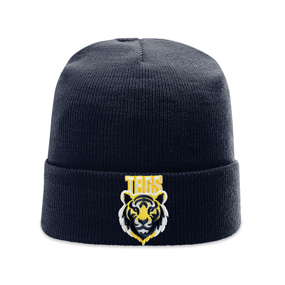 TRCS Tigers Embroidered Patch Beanie